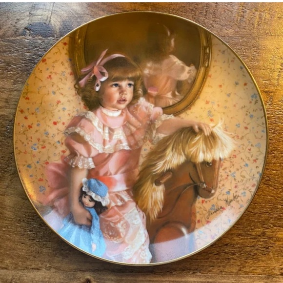 reco collection Other - 💚5 Amy’s Magic Horse | Numbered Collectors Plate by Sandra Kuck | Days Gone By